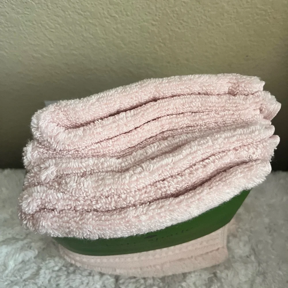 Kate Spade Light Pink Wash Cloths Set of 4 NWT